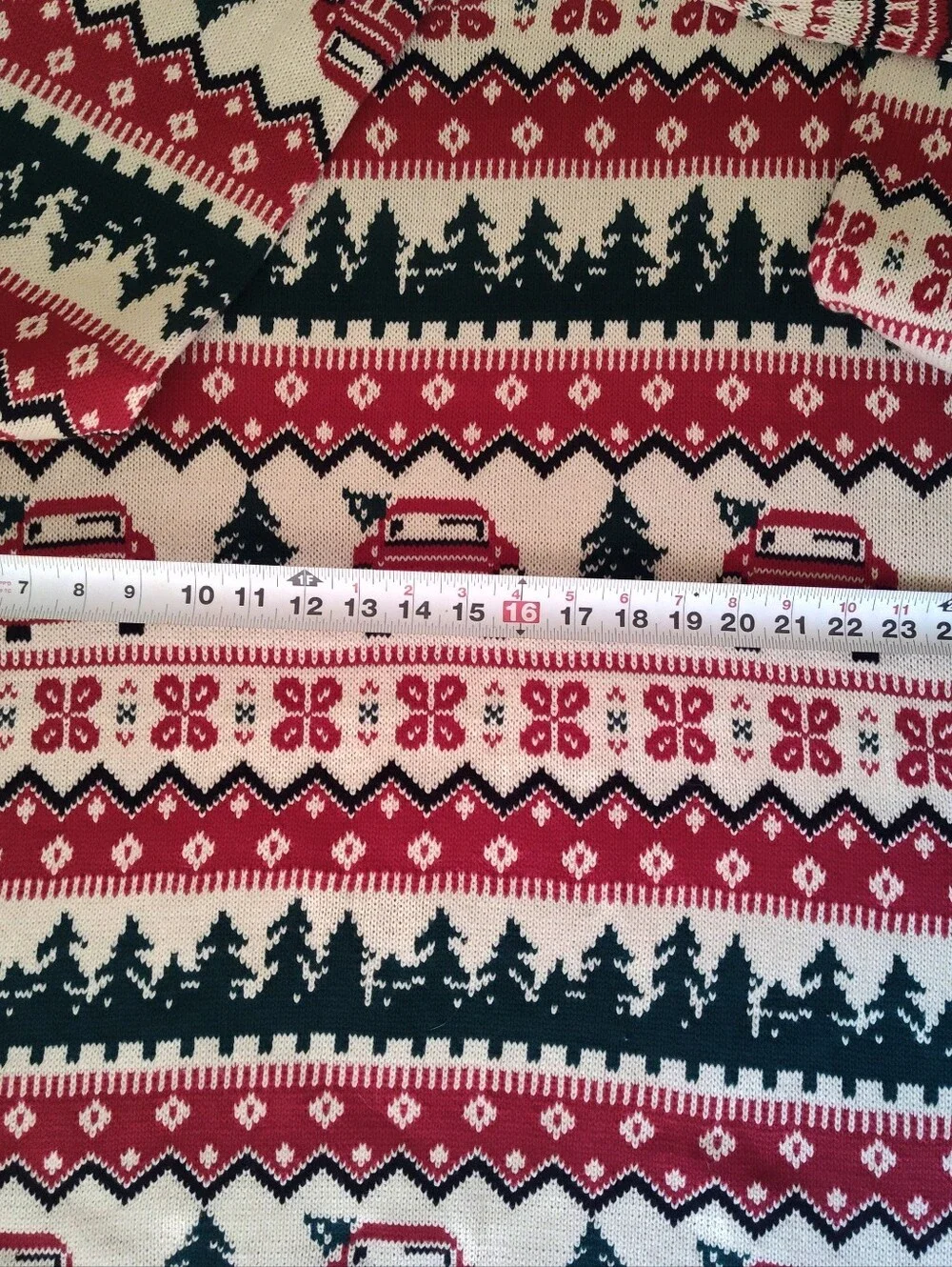 King Size Men’s 5XL Tall Sweater Big And Tall Holiday Christmas Fair Isle EUC